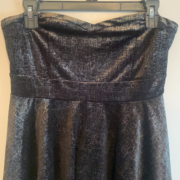 FREE PEOPLE velvet strapless dress MED - Picture 2 of 6